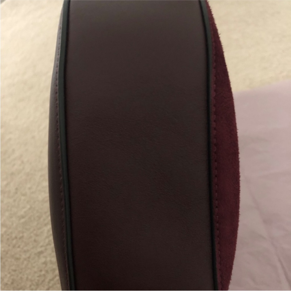 Chloé Small Drew Shoulder Bag - Burgundy Leather & Suede with COA - Authentic ✅ - Picture 6 of 10